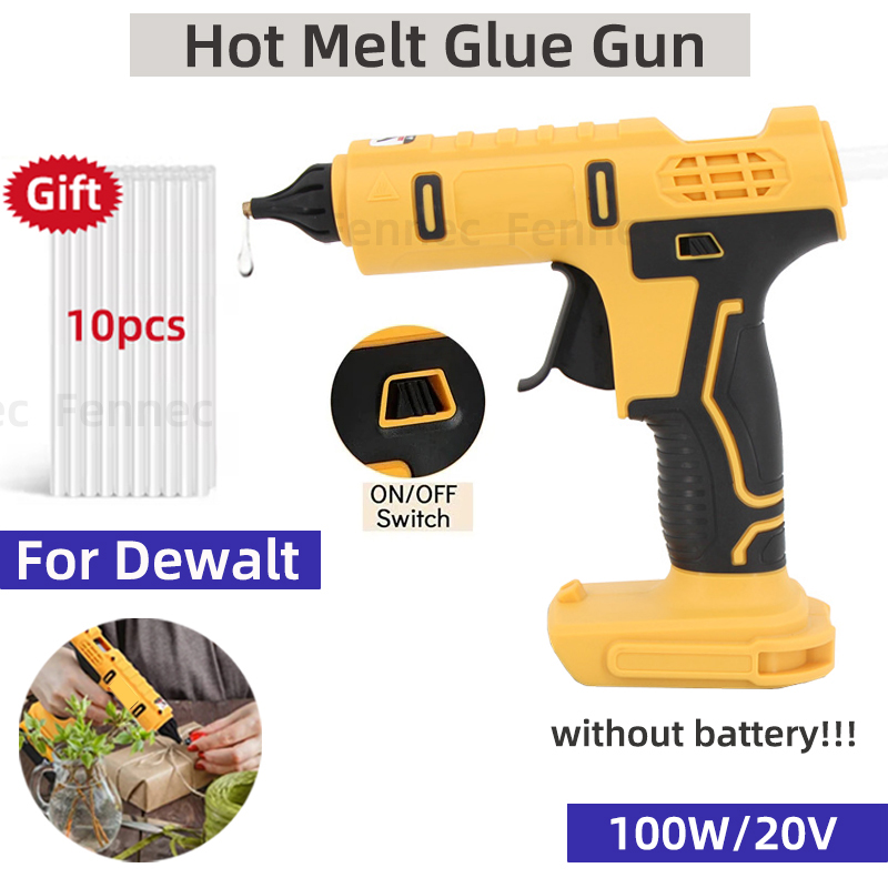 Hot Melt Glue Gun Cordless - مسدس غراء ساخن كهربائي لاسلكي محمول
