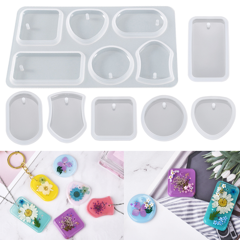 Keychain بها بنفسك سلسلة المفا - مراجعة Silicone Epoxy Resin Molds Set وسعره