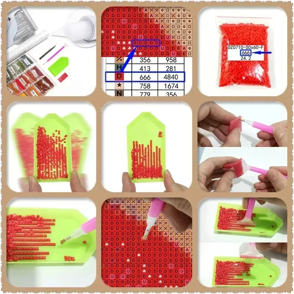 لوحة فنية ماسية خماسية الأبعاد - مراجعة Painting Supplies وسعره