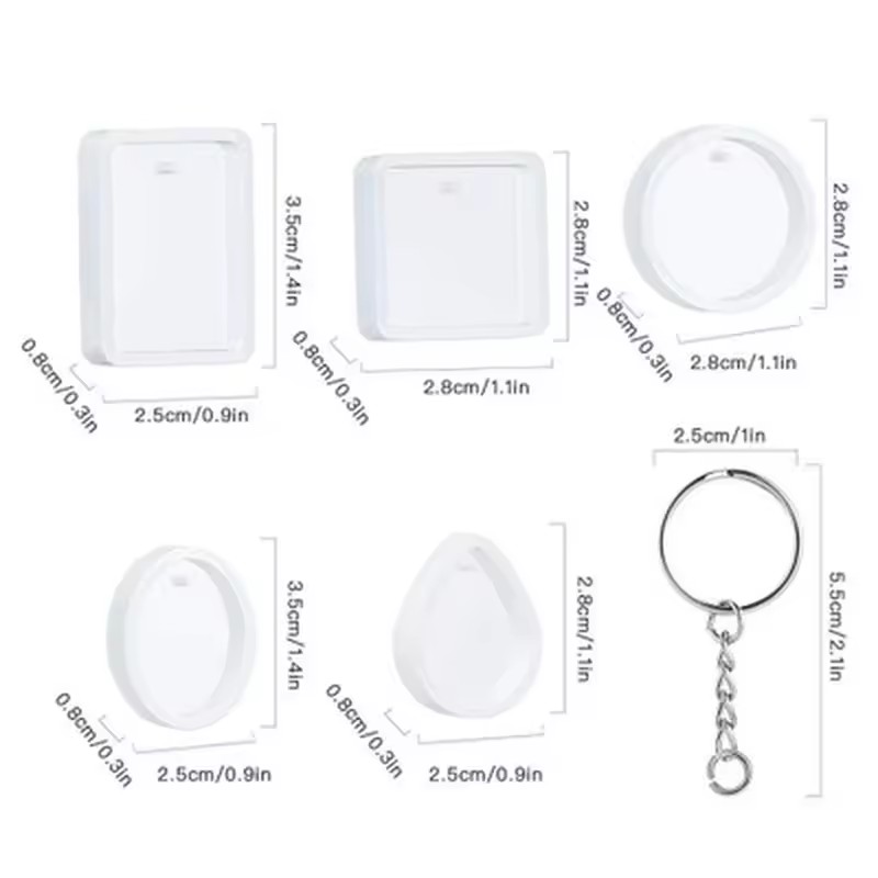 مجموعة قوالب سيليكون لصنع قلاد - مراجعة Silicone Epoxy Resin Molds Set وسعره